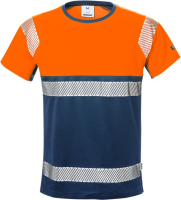 Hi-Vis Oranje/Marineblauw