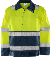 Hi-Vis Geel/Marineblauw