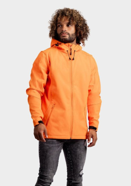 L&S Jacket Hooded Softshell for him