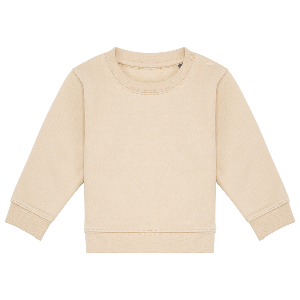 K835 - Ecologische baby sweater - Light Sand