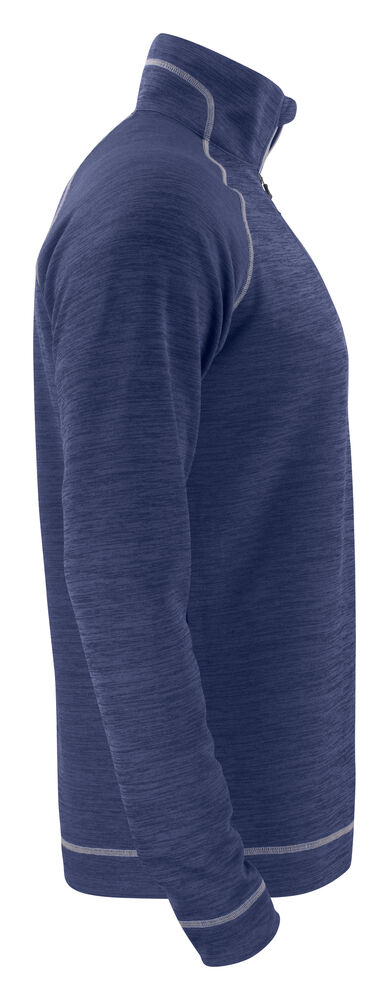 Cutter & Buck - Chambers Half Zip  Heren Denim Mélange 4XL