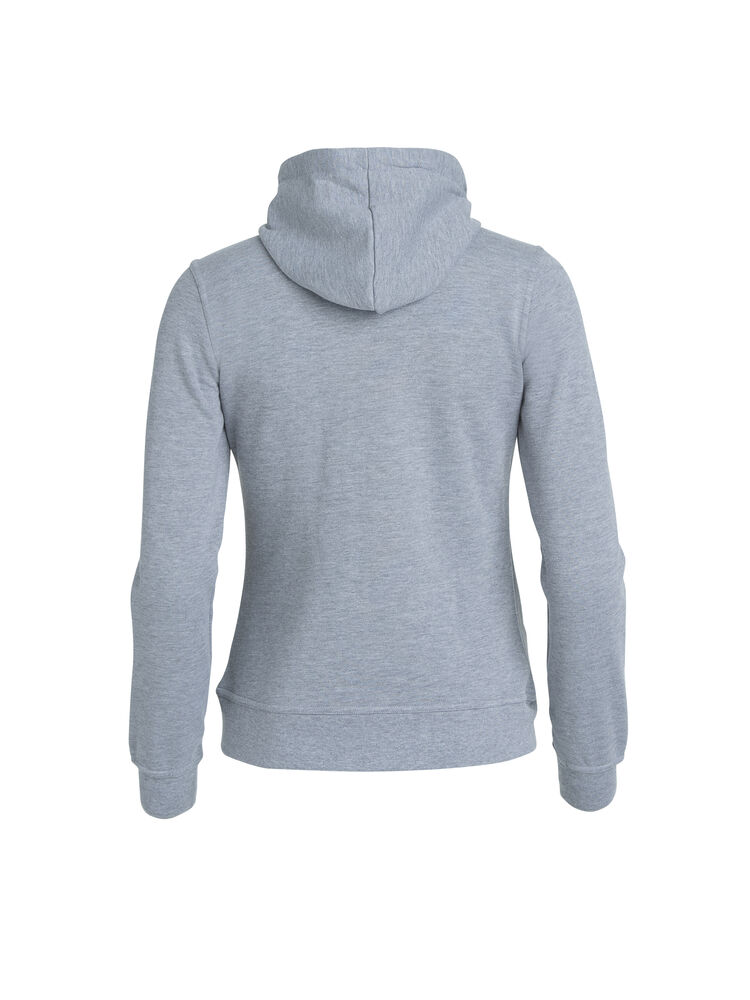 Clique - Basic Hoody Full Zip Women Grijs-melange XXL