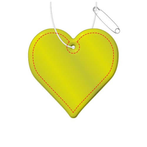 RFX™ H-09 reflecterende pvc hanger met hart