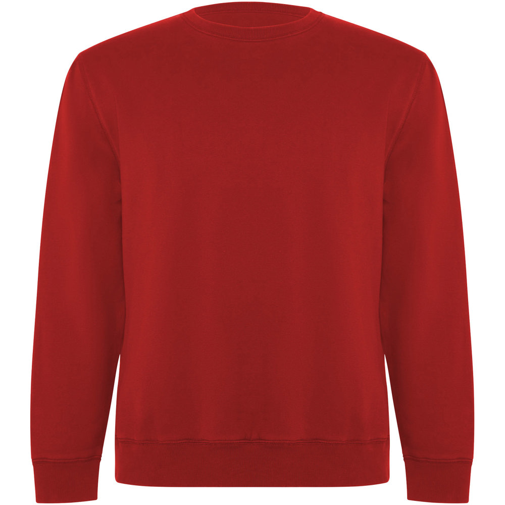 Batian biologisch katoenen uniseks sweater met ronde hals - rood