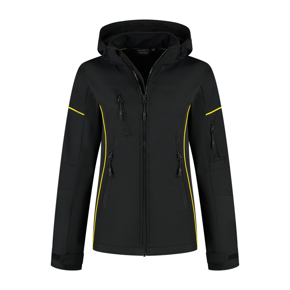 Santino Softshell Jacket Curtis Ladies - Black / Yellow