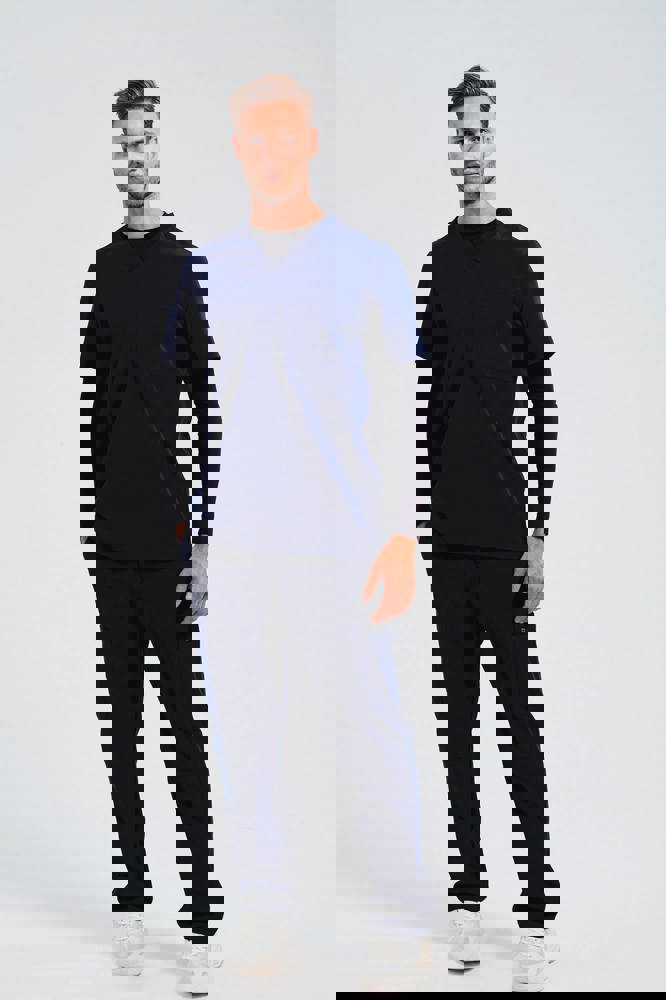 NN200 - Stretch tuniek met korte mouwen voor heren