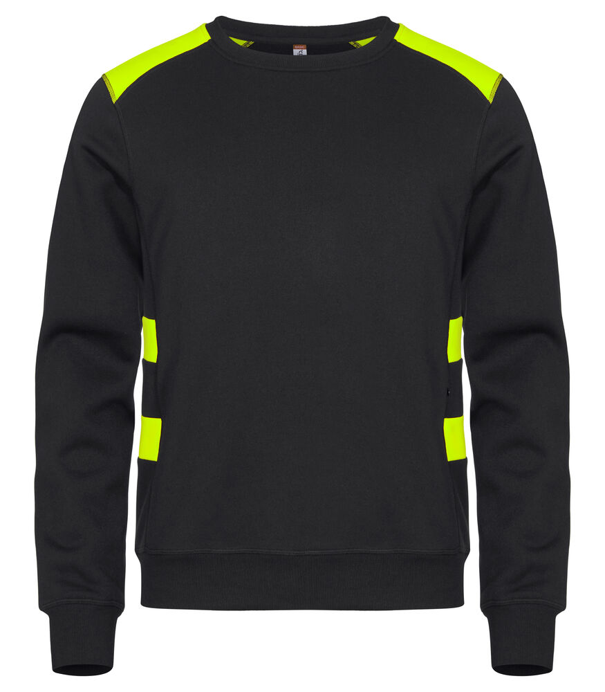 Clique - Ambition Roundneck - Signaalgeel