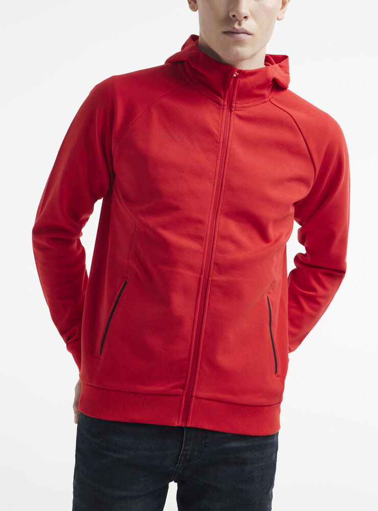 Craft - CORE Soul Full Zip Hood M Bright Red 3XL