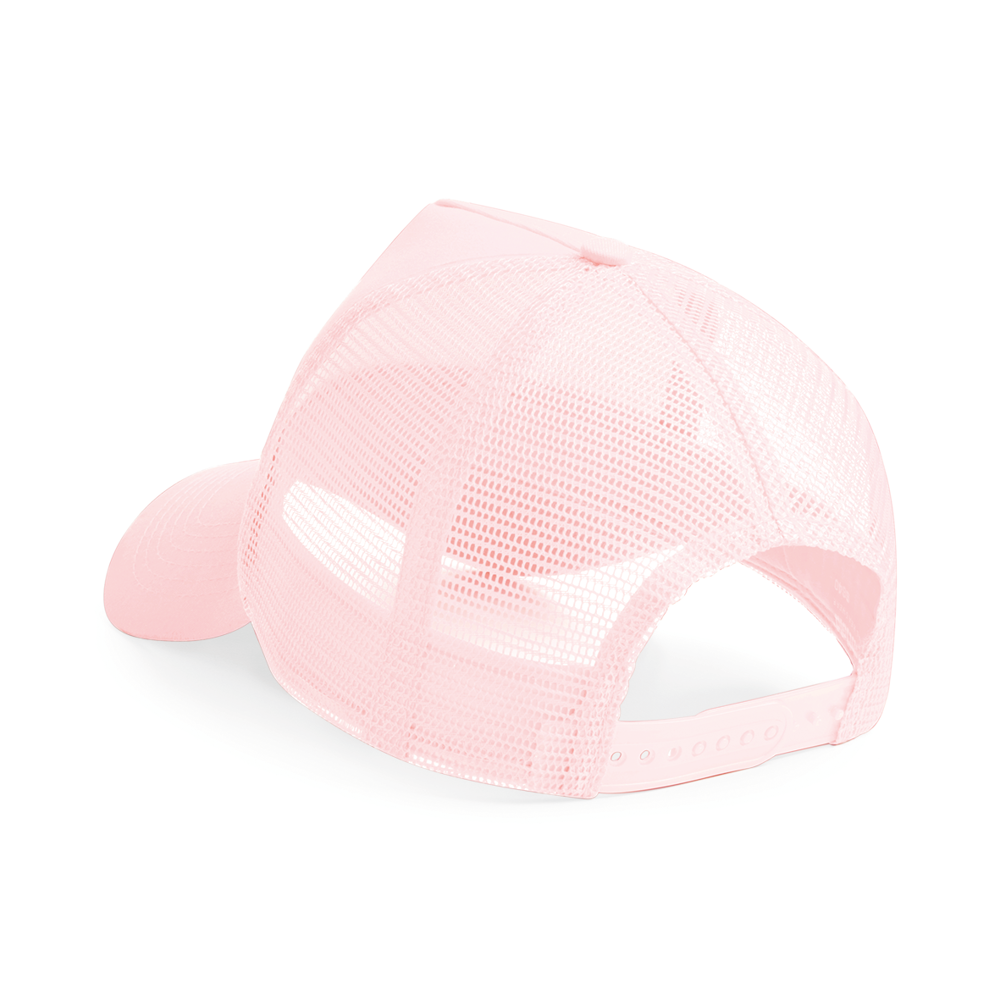 B640B - Kinderpet in mesh, verstelbaar aan de achterkant. - Pastel Pink