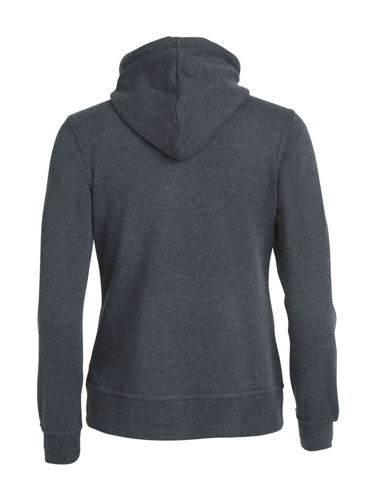 Clique - Basic Hoody Full Zip Women Antraciet Melange XL