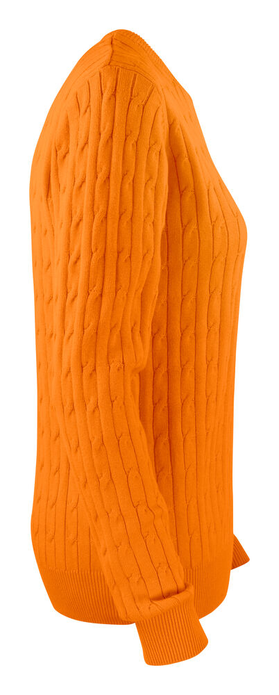 Cutter & Buck - Blakely Knitted Sweater Dames Helder Oranje XS