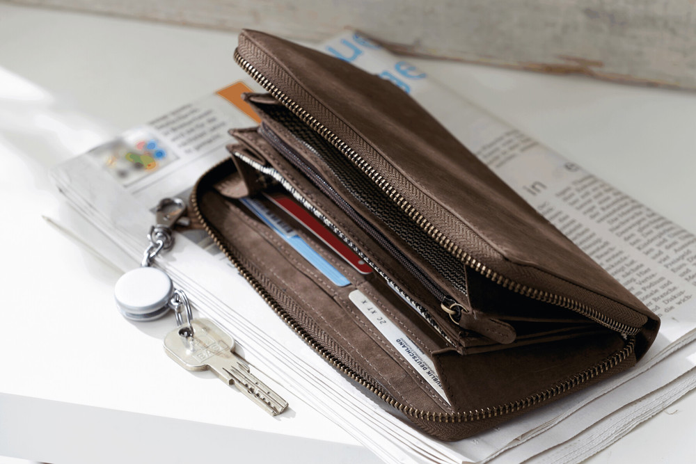 LADY - Echt lederen damesportemonnee