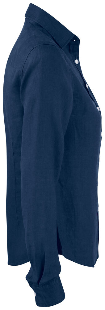 Cutter & Buck - Summerland Linen Shirt Dames Dark Navy L