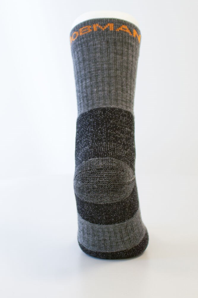 Jobman - 9598 Merino Sock Heavy Donkergrijs/Zwart 46