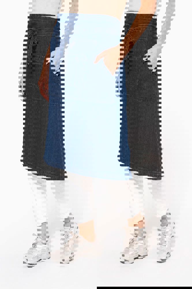 K887 - Katoenen lang schort