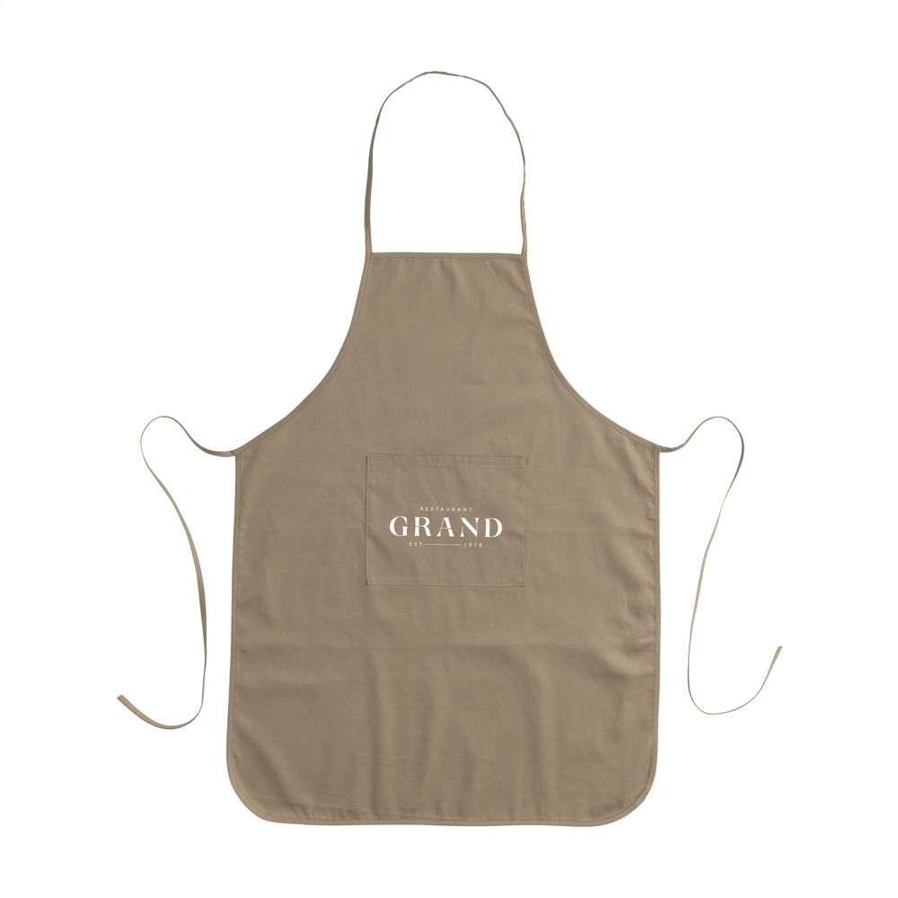 Apron Recycled Cotton (170 g/m²) schort - bruin