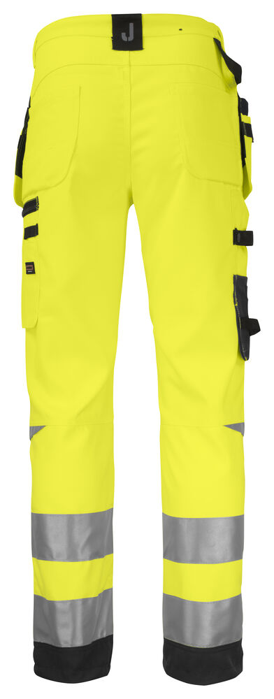 Jobman - 2222 Hi-Vis Trousers Star HP Geel/Zwart 108