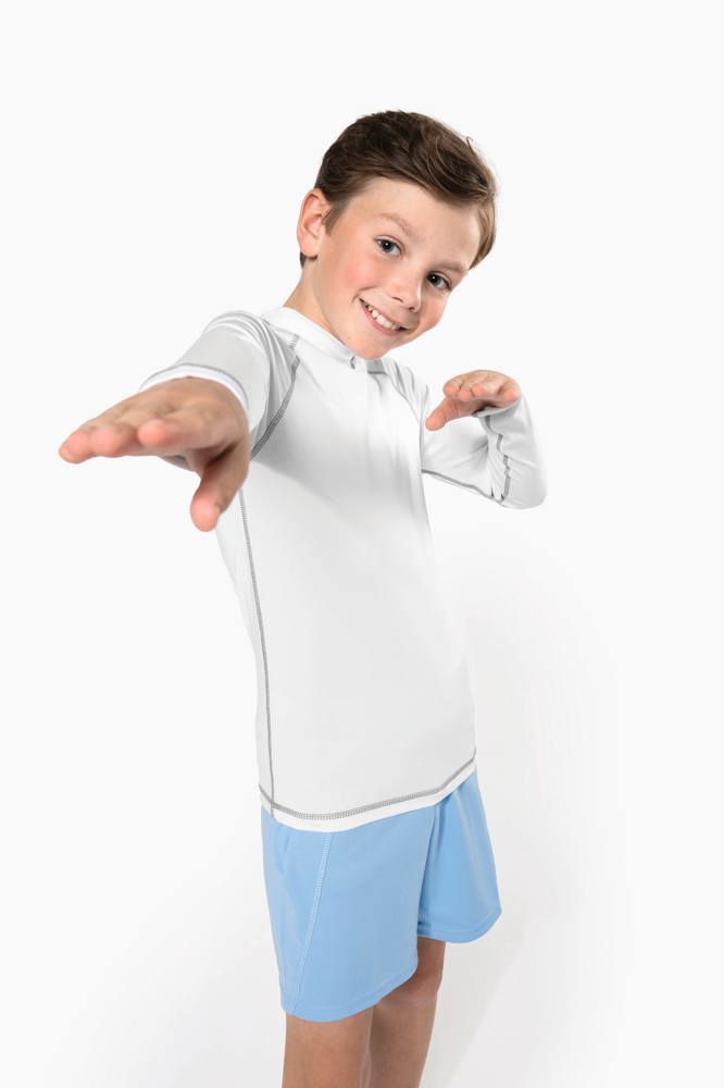 PA4018 - Technisch kinder-T-shirt met lange mouwen en anti-UV-bescherming