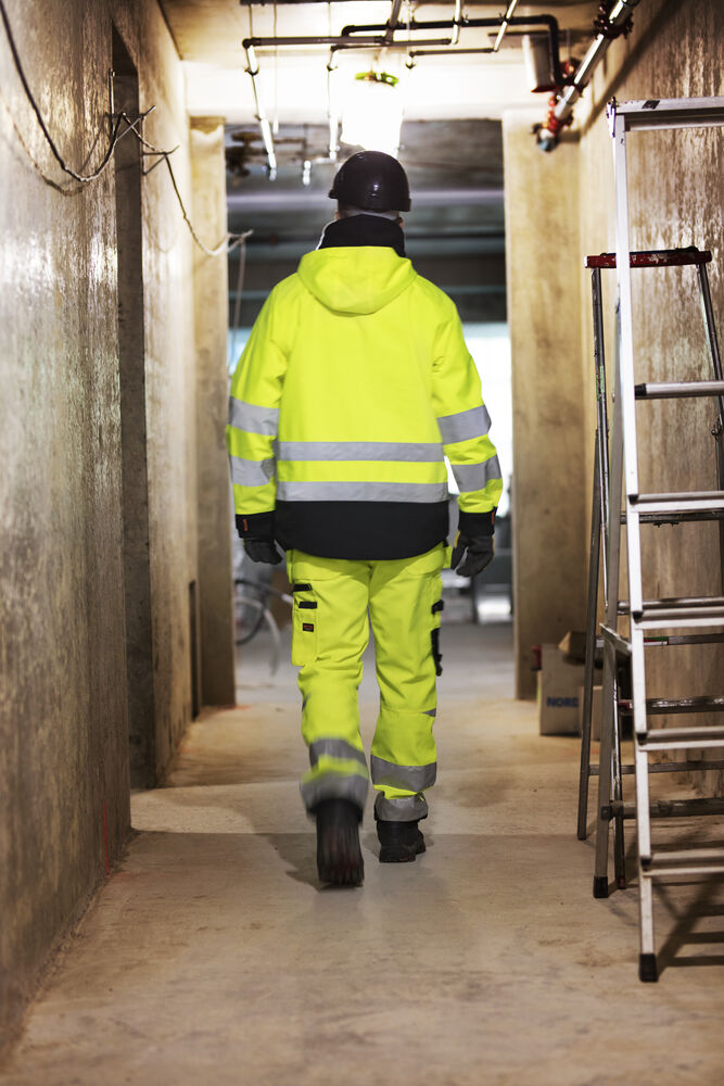 Jobman - 2222 Hi-Vis Trousers Star HP Oranje/Zwart 154