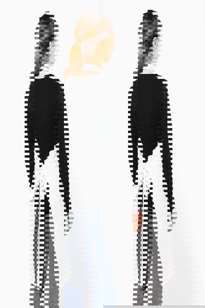 K8010 - Schort van polykatoen wasbaar op hoge temperatuur