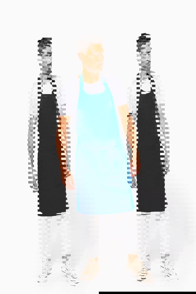 K8007 - Schort met zak van biologisch katoen