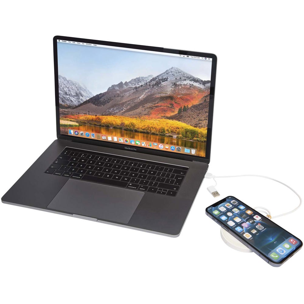 Freal 15 W draadloos oplaadstation van gerecycled plastic