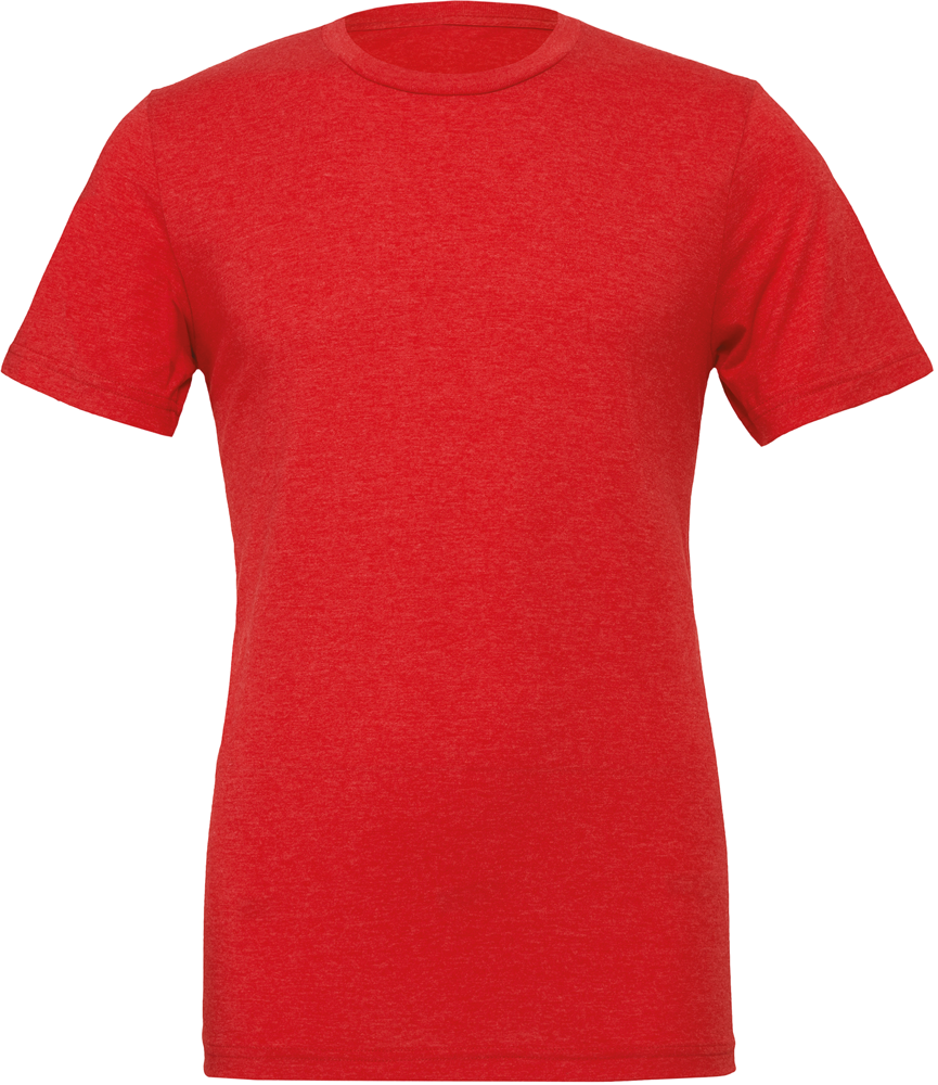 - Unisex Triblend T-shirt met korte mouwen - Red Triblend