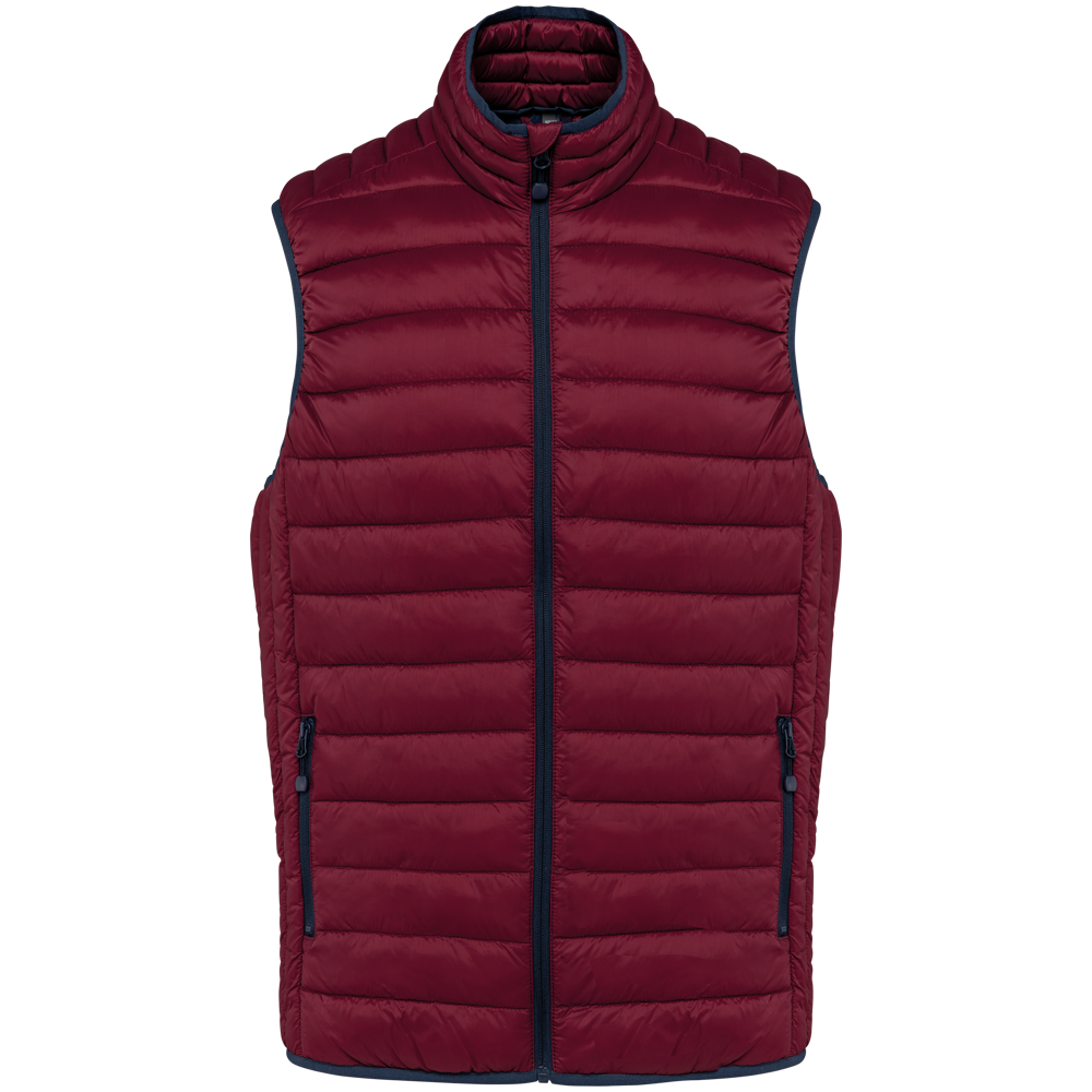 K6113 - Men’s lightweight sleeveless down jacket - Wine