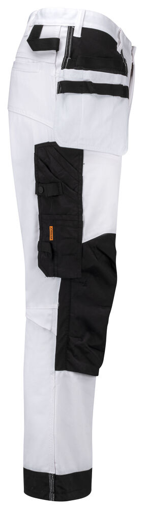 Jobman - 2174 Painters' Trousers Core Stretch Wit/zwart 120