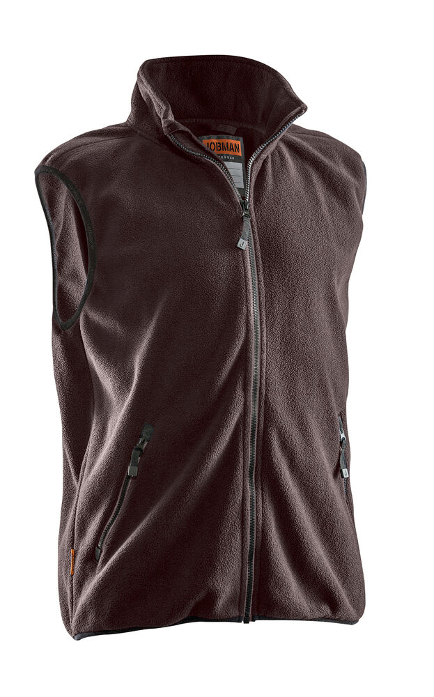 Jobman - 7501 Fleece Vest - bruin