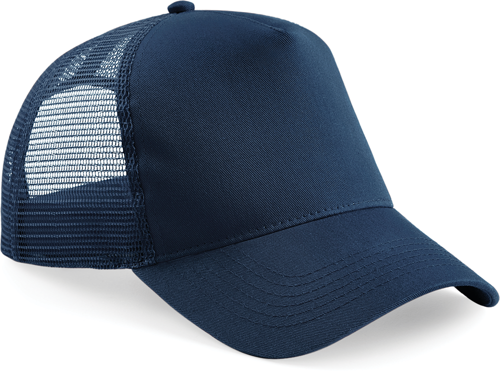 B640 - Snapback truckerpet - French Navy / French Navy