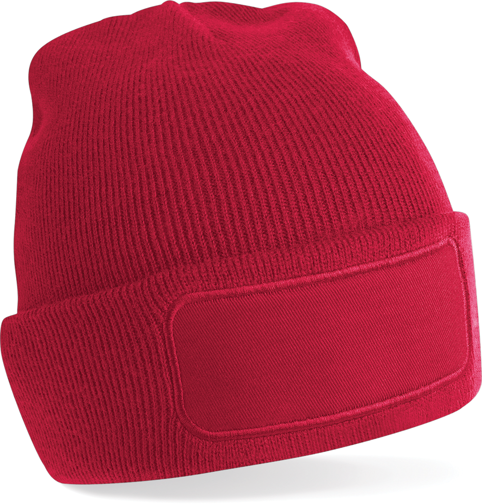 B445 - Original Patch Beanie - Classic Red