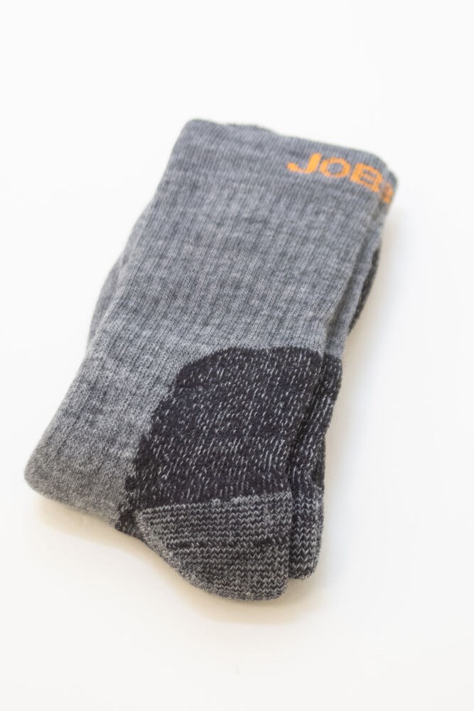 Jobman - 9598 Merino Sock Heavy Donkergrijs/Zwart 46