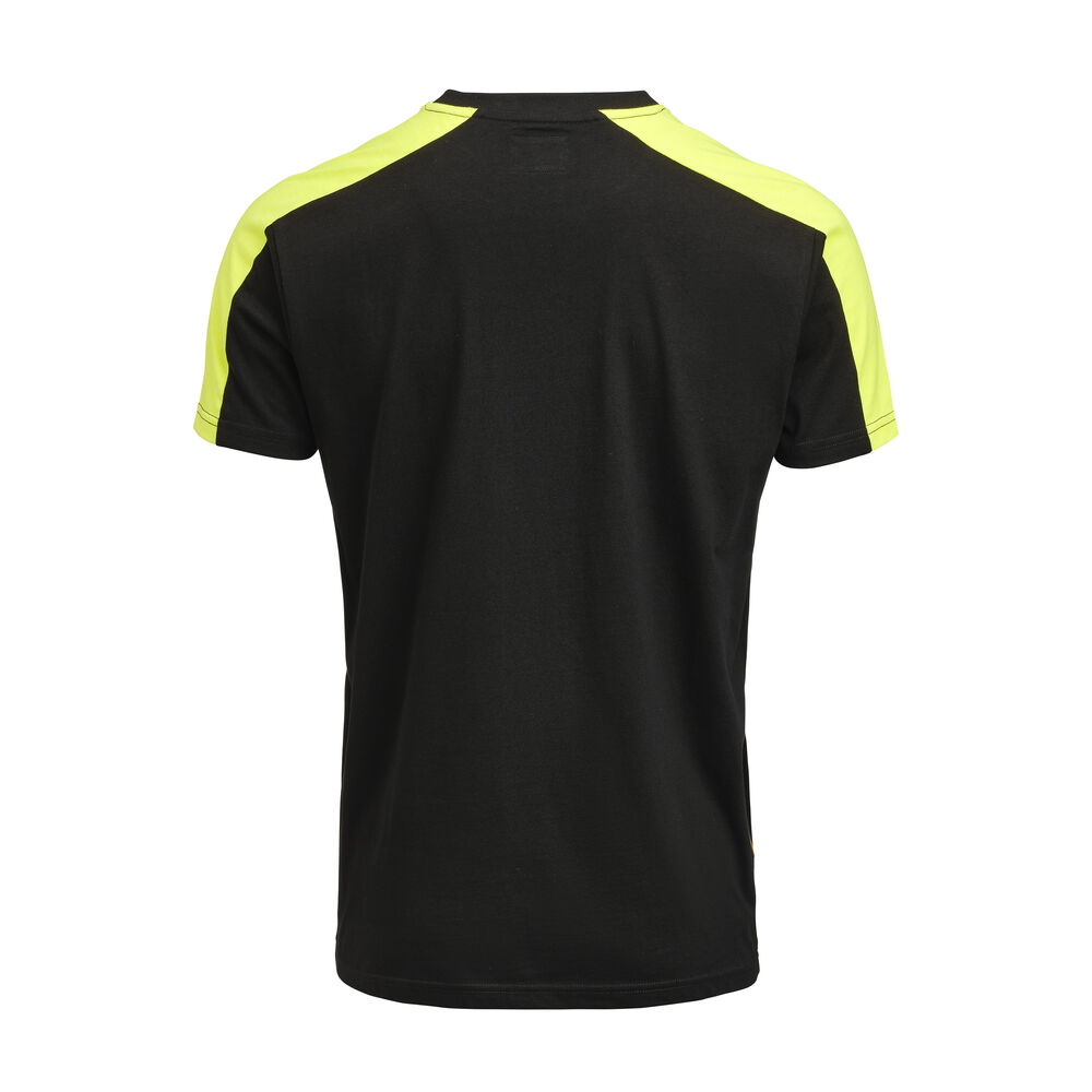 Jobman - 5264 T-shirt Zwart/Geel XXL