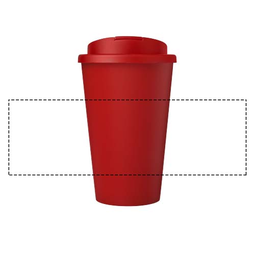 Americano® Eco 350 ml gerecyclede beker met spill-proof deksel