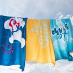 Bedrukte handdoeken 300 grams 70x140