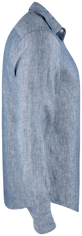 Cutter & Buck - Summerland Linen Heren Denim Mélange M