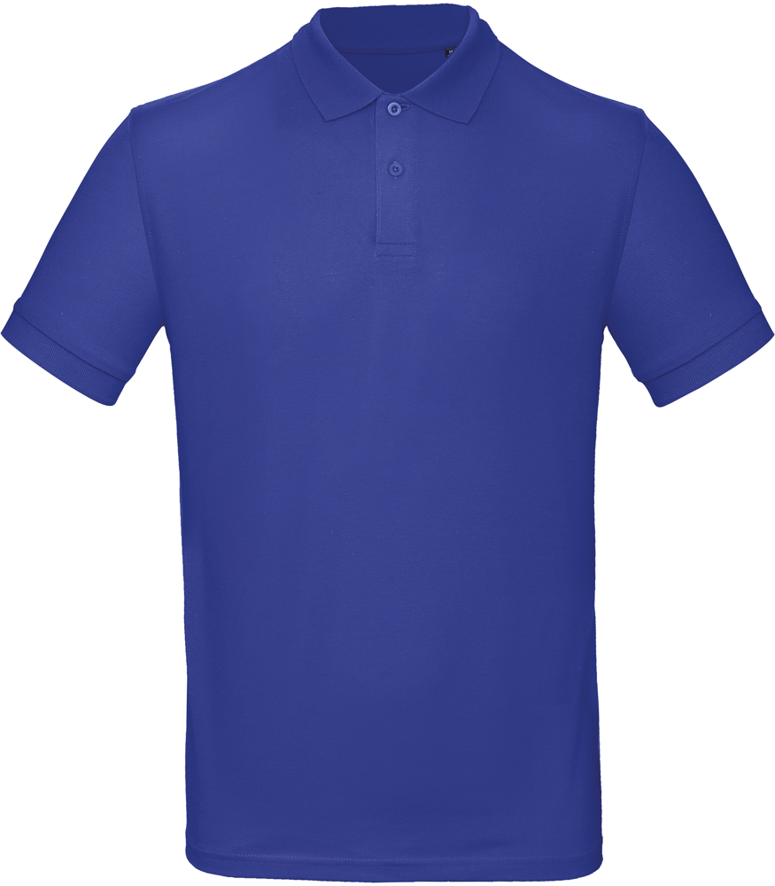 - Men's organic polo shirt - Cobalt Blue