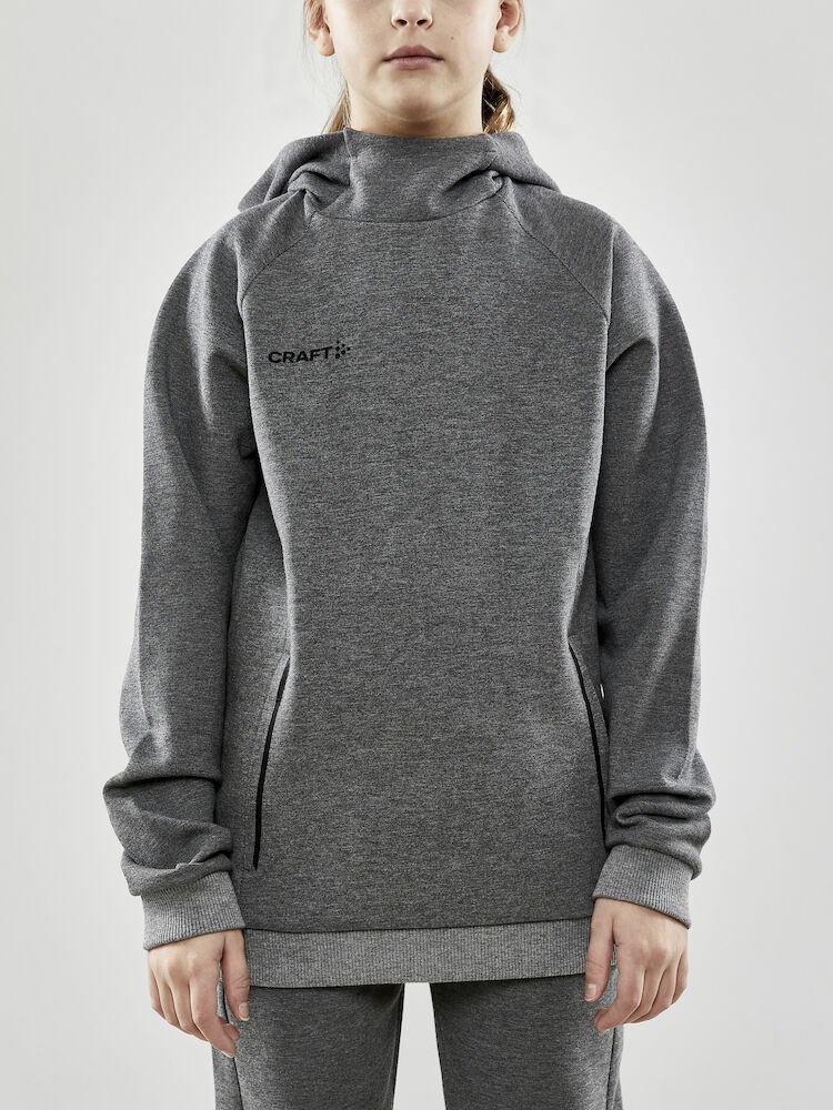 Craft - CORE Soul Hood Sweatshirt Jr Dk Grey Melange 158/164