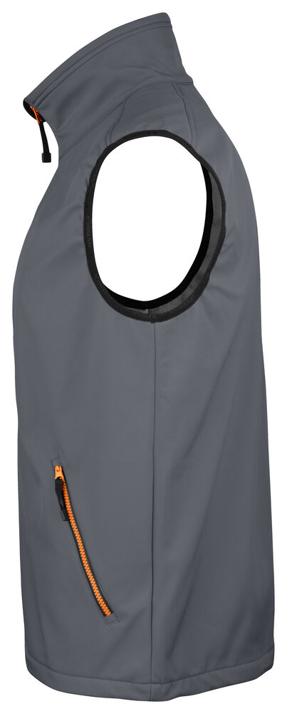 Jobman - 7502 Softshell Vest Donkergrijs S