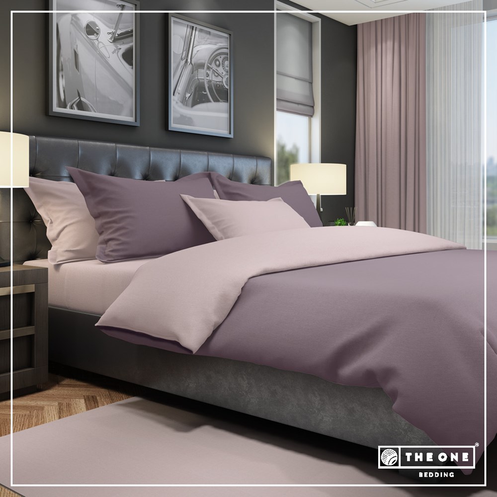 Bed Set Classic Single beds - Pruim / Mauve