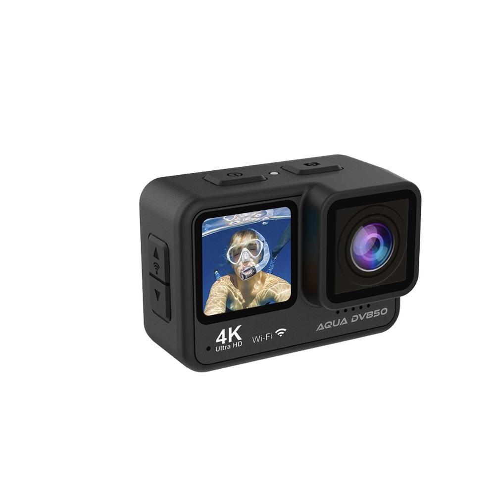 Prixton DV850 Aqua 4K actiecamera met dubbel scherm