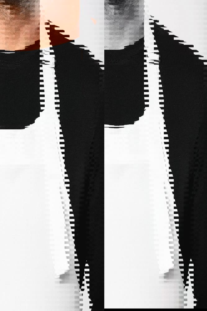 K8010 - Schort van polykatoen wasbaar op hoge temperatuur