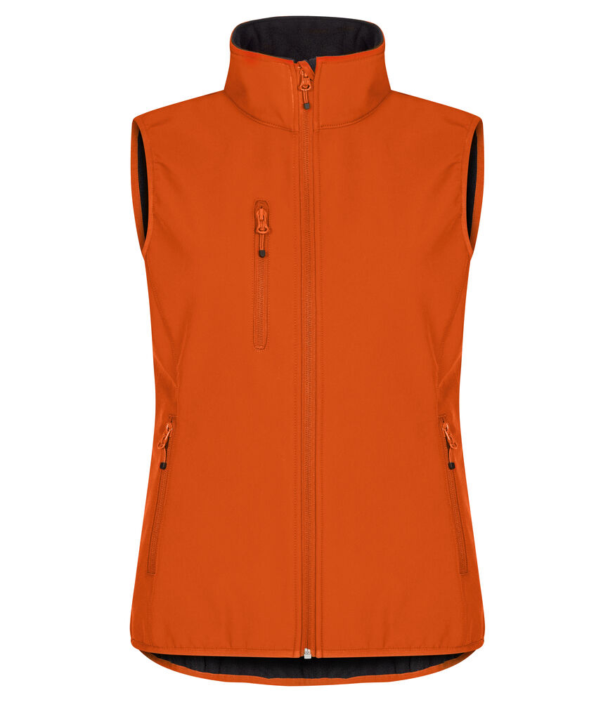 Clique - Classic Softshell Vest Women - Diep Oranje