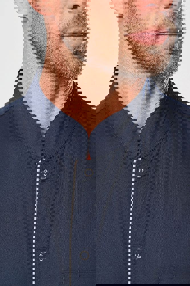 WK505C - Herenoverhemd in polykatoen met drukknopen