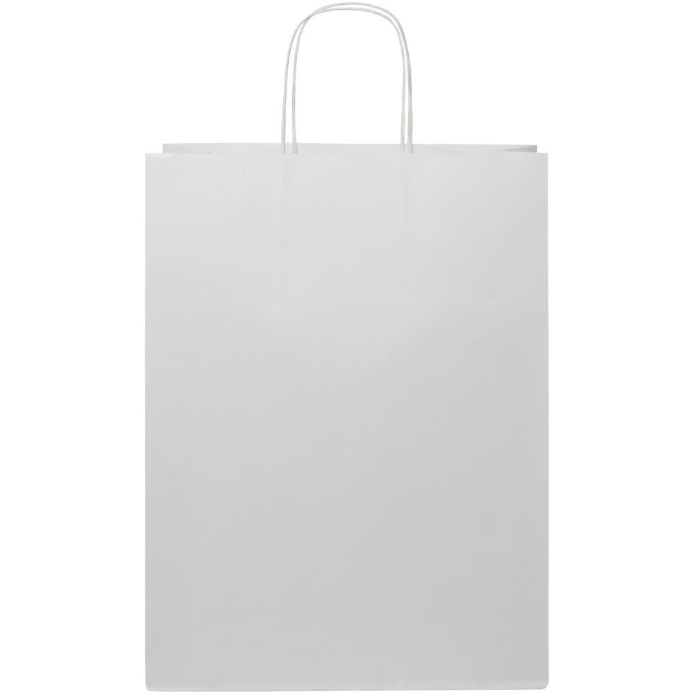 Papieren tas 120 g/m2 gemaakt van kraftpapier met gedraaide handgrepen - 31 x 12 x 41 cm