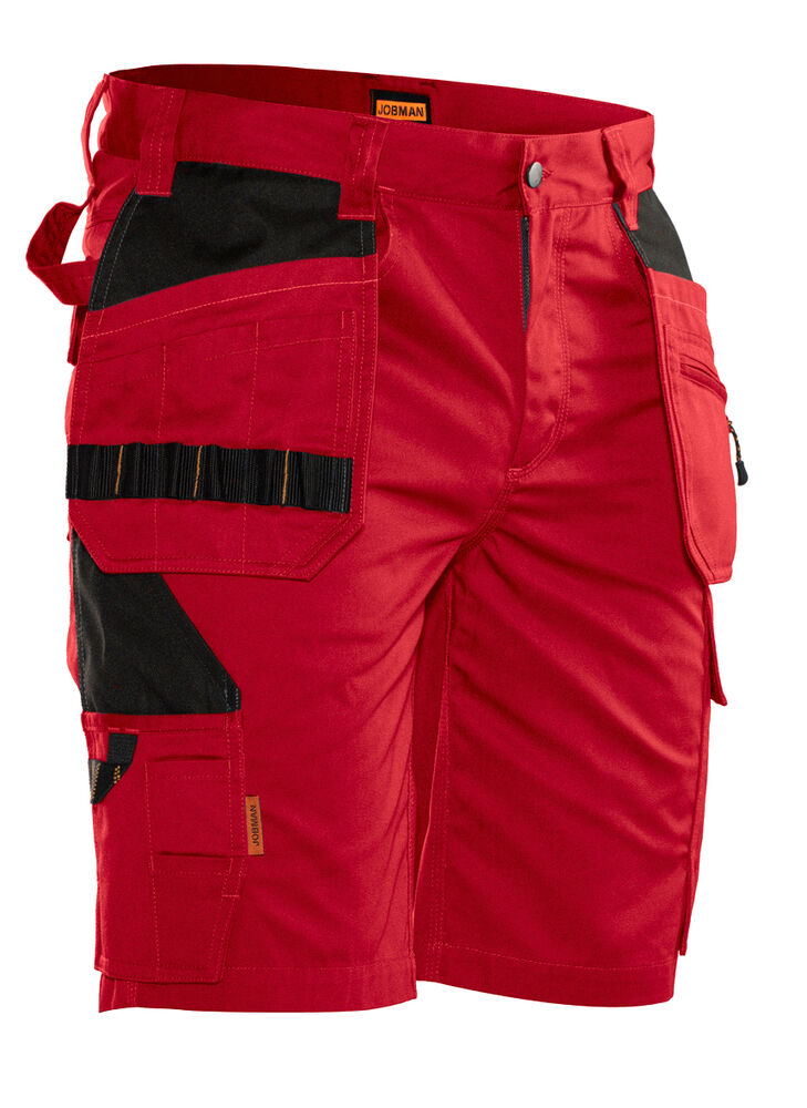 Jobman - 2722 Shorts HP - rood/zwart