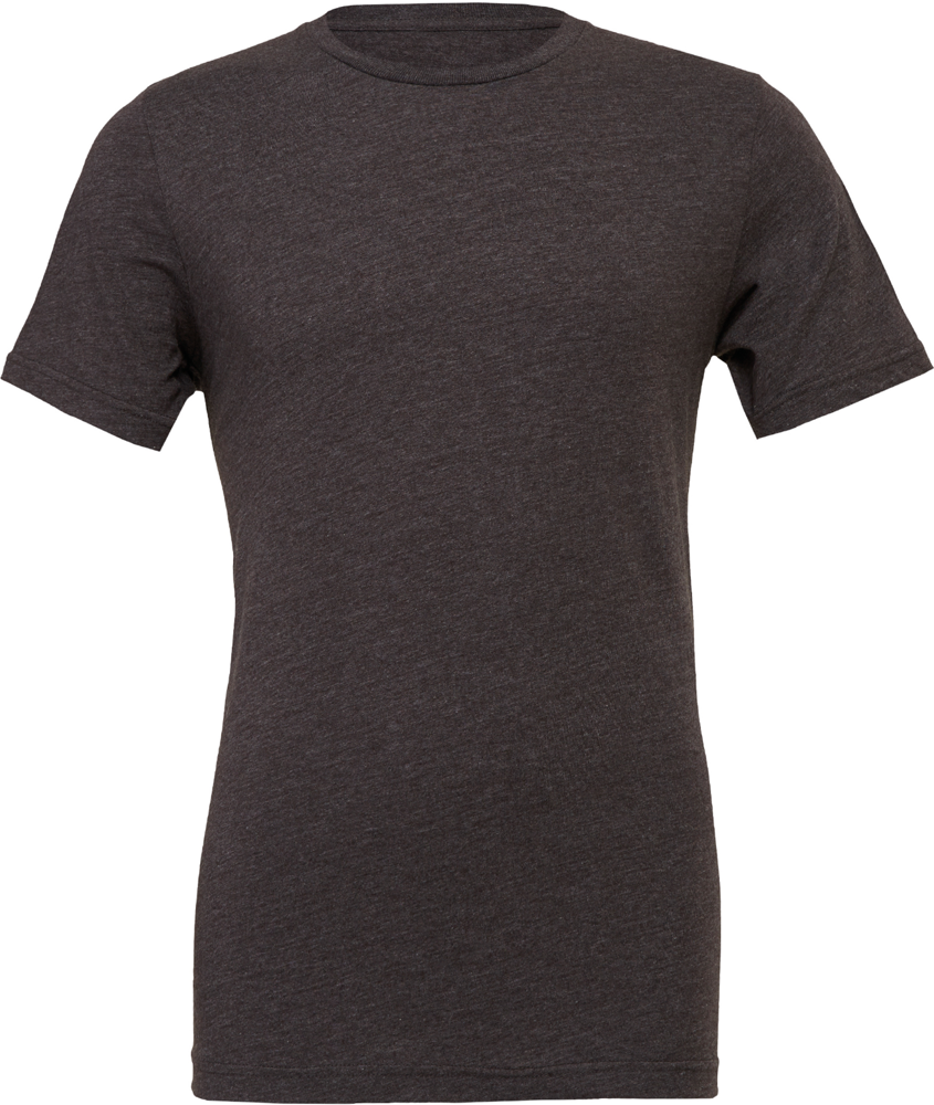 BE3001CVC - Heather jersey T-shirt met korte mouwen - Dark Grey Heather