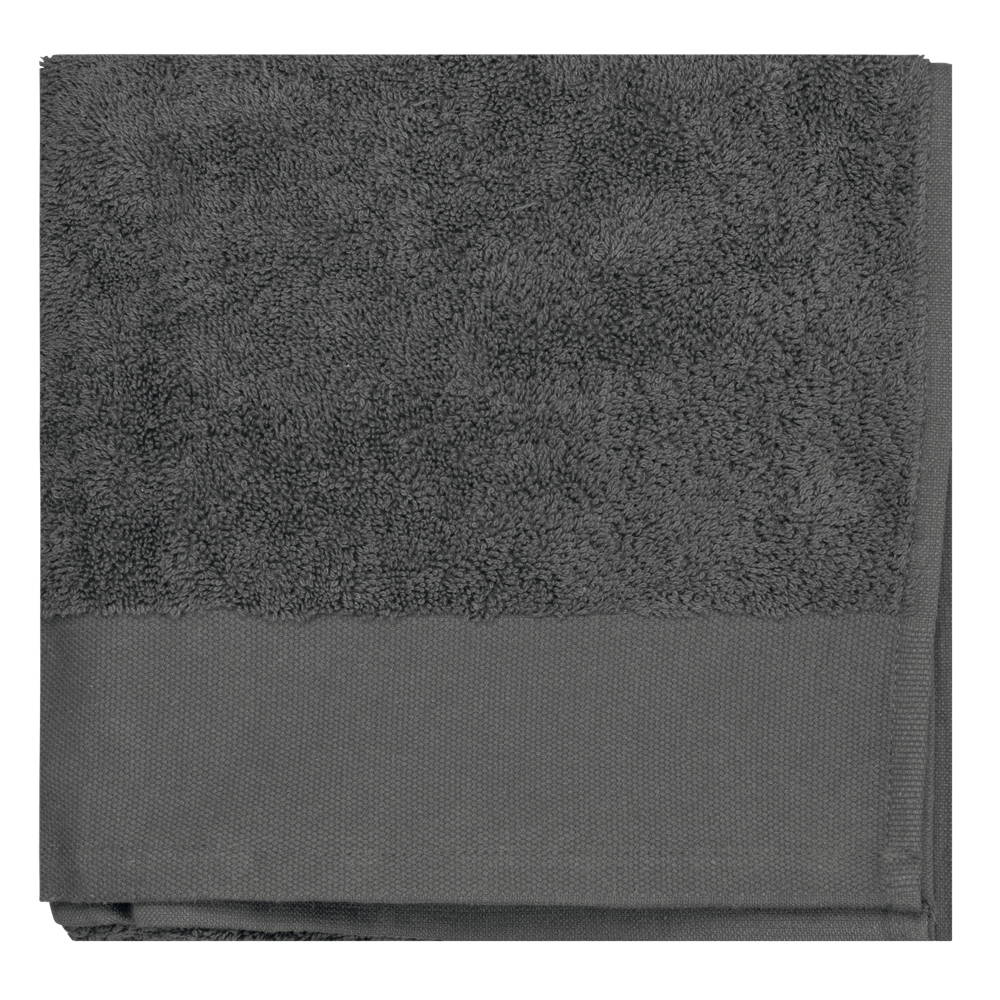 - Biologische handdoek 100 x 50 cm - Iron Grey