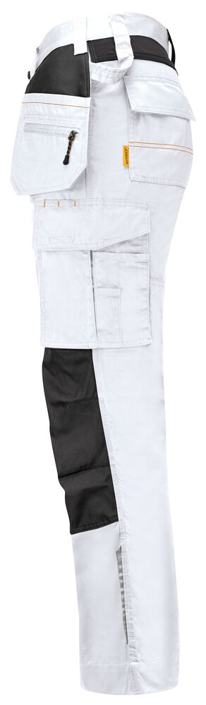 Jobman - 2325 Craftsman Trousers Stretch Wit/Zwart 120